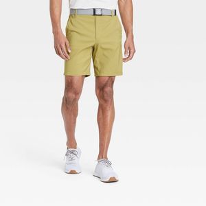 Men's Cargo Golf Shorts 8" - All in Motion Dusty Khaki 34